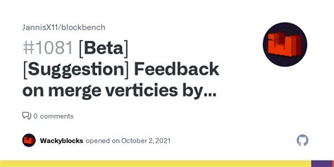 [Beta] [Suggestion] Feedback on merge verticies by distance .